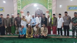 Baznas Muaro Jambi Ikuti Safari Ramadhan di Masjid Baiturrahman Desa Kunangan Kec. Taman Rajo.