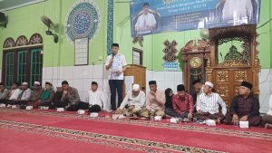 Baznas Muaro Jambi Ikuti Safari Ramadhan di Masjid Assajidin Desa Danau Lamo Kec. Maro Sebo