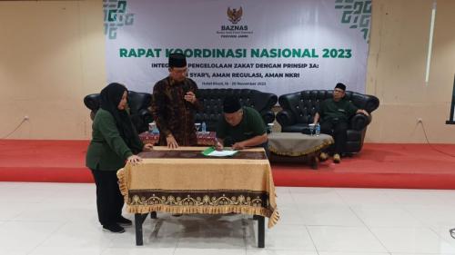 Penandatanganan Resolusi Bersama Baznas Provinsi Jambi 2