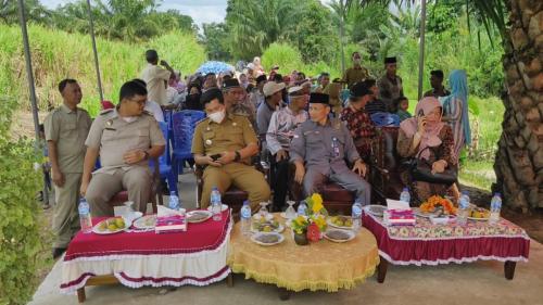 Dokumentasi Serah Terima Bantuan Bedah Rumah di Kel. Tanjung RT 07 Kec. Kumpeh Kab. Muaro Jambi