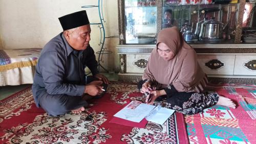 (18/07/2022) - Penyaluran Bantuan Biaya Pendidikan An Rusnada Desa Tunas Mudo